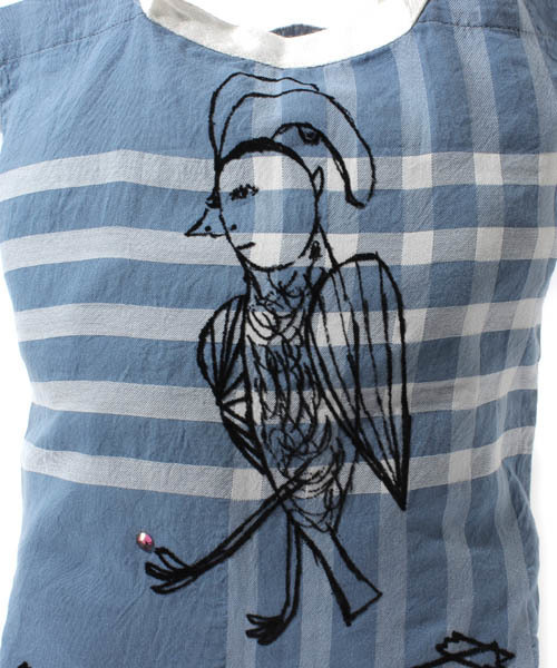 mina perhonen（ミナペルホネン）の「Mr.perhottトートバッグ（トートバッグ・レディース・ブルー・-）」の5枚目の写真