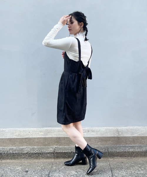 frunco(フランコ)の「ショート丈バックリボンOP(ワンピース・レディース・アイボリー/ブラウン/ブラック・FREE)」の13枚目の写真