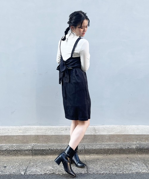 frunco(フランコ)の「ショート丈バックリボンOP(ワンピース・レディース・アイボリー/ブラウン/ブラック・FREE)」の15枚目の写真