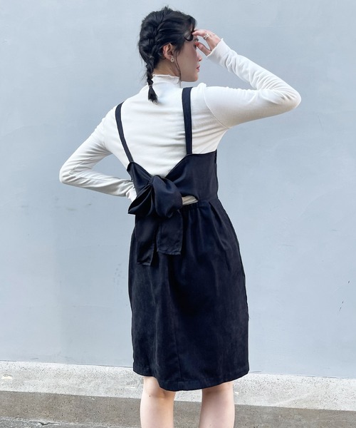 frunco(フランコ)の「ショート丈バックリボンOP(ワンピース・レディース・アイボリー/ブラウン/ブラック・FREE)」の12枚目の写真