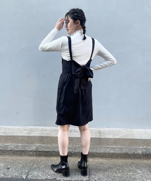 frunco(フランコ)の「ショート丈バックリボンOP(ワンピース・レディース・アイボリー/ブラウン/ブラック・FREE)」の16枚目の写真