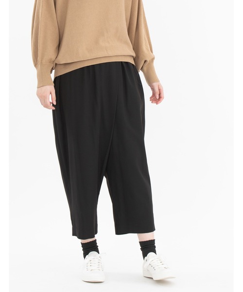 nop de nod(ノップドゥノッド)の「Pomme Grin Fil ラップ風パンツ(その他パンツ・レディース・ブラック/ネイビー/グレー系その他・3)」の3枚目の写真
