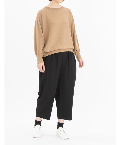 nop de nod(ノップドゥノッド)の「Pomme Grin Fil ラップ風パンツ(その他パンツ・レディース・ブラック/ネイビー/グレー系その他・3)」の10枚目の写真