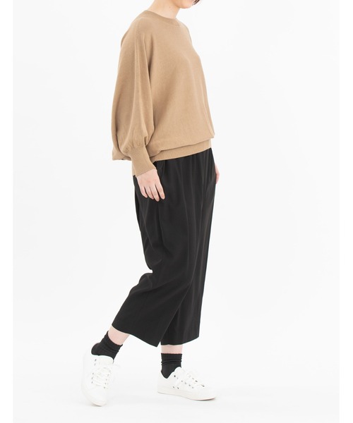 nop de nod(ノップドゥノッド)の「Pomme Grin Fil ラップ風パンツ(その他パンツ・レディース・ブラック/ネイビー/グレー系その他・3)」の14枚目の写真