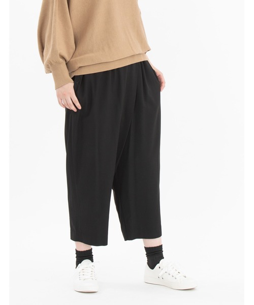 nop de nod(ノップドゥノッド)の「Pomme Grin Fil ラップ風パンツ(その他パンツ・レディース・ブラック/ネイビー/グレー系その他・3)」の8枚目の写真