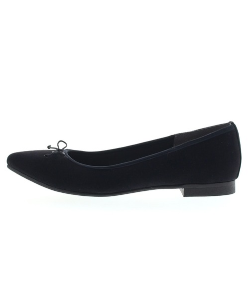JELLY BEANS(ジェリービーンズ)の「【サステナブル商品】ウォッシャブルバレエ(130-33601)JELLY BEANS(ジェリービーンズ)(バレエシューズ・レディース・ライトブルー/ベージュ/イエロー/ブラック/ネイビー・23/24.5/23.5/24/22.5)」の6枚目の写真