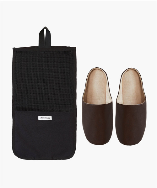 sarasa design(サラサデザイン)の「b2c プレーンステッチ トラベラー|抗菌&防臭(ルームシューズ/スリッパ・レディース・ホワイト/ブラック/ダークブラウン/ベージュ・S/M)」の21枚目の写真