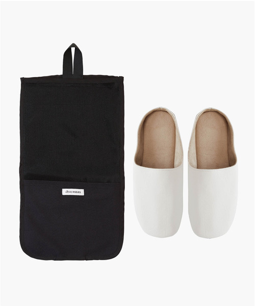 sarasa design(サラサデザイン)の「b2c プレーンステッチ トラベラー|抗菌&防臭(ルームシューズ/スリッパ・レディース・ホワイト/ブラック/ダークブラウン/ベージュ・S/M)」の22枚目の写真