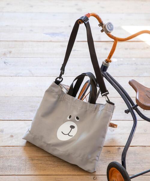 coen（コーエン）の「【WEB限定】コーエンベア2WAYレッスントートバッグ（トートバッグ・キッズ・ブラック/グレー/ブラウン・FREE）」の3枚目の写真