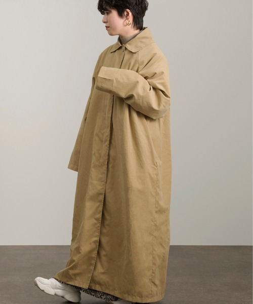 Ambre Neige（アンブルネージュ）の「ルーズステンカラーコート／【WEB/EC限定商品】（ステンカラーコート・レディース・チャコールグレー/ベージュ・FREE）」の7枚目の写真
