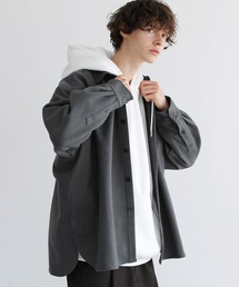 ルーズシルエットワイドブロード/チェックシャツ