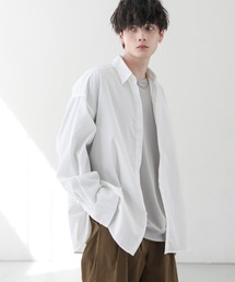 ルーズシルエットワイドブロード/チェックシャツ