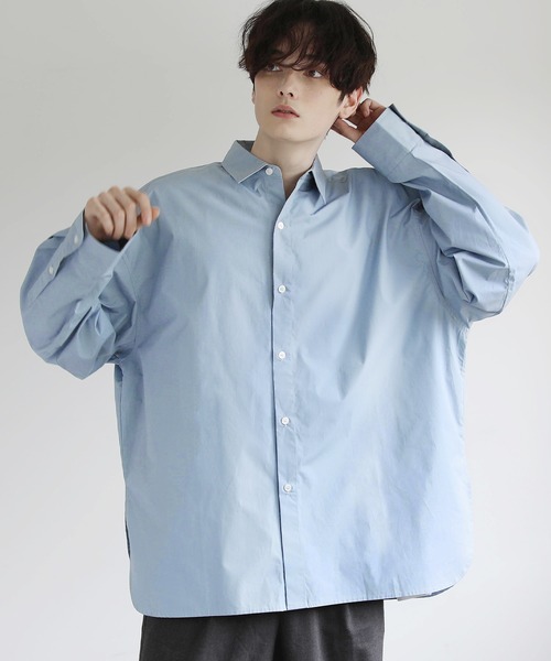 ASTRONOMY(アストロノミー)の「ルーズシルエットワイドブロード/チェックシャツ(シャツ/ブラウス・メンズ・ホワイト/グレー系その他/ブルー/チャコール/ブラック系その他/グリーン/パープル系その他/ブルー系その他/グレー系その他2/ホワイト×ブラック/ベージュ/ネイビー×ホワイト/パープル系1/グレー系1/ブルー系1/ベージュ系1/オレンジ系1/ブラック系1/ブラウン系1/カーキ/サックスブルー/ブルー系/ベージュ系/ブラウン系2/ストライプ・S/M/L)」の19枚目の写真