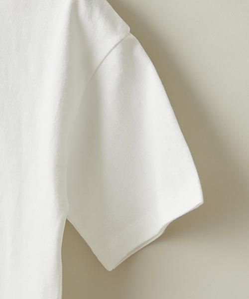 DISCOAT（ディスコート）の「【キッズ】オソロビッグロゴチュニック5分袖Tシャツ（Tシャツ/カットソー・キッズ・チャコールグレー/オフホワイト/ミント・120/130/140）」の4枚目の写真