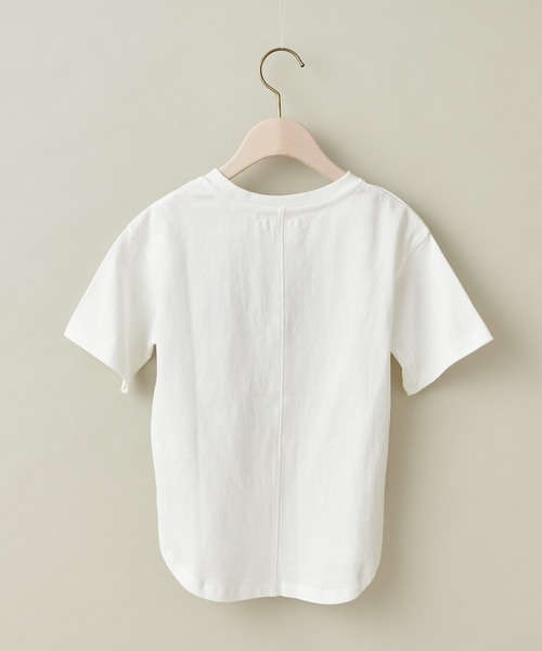 DISCOAT（ディスコート）の「【キッズ】オソロビッグロゴチュニック5分袖Tシャツ（Tシャツ/カットソー・キッズ・チャコールグレー/オフホワイト/ミント・120/130/140）」の9枚目の写真