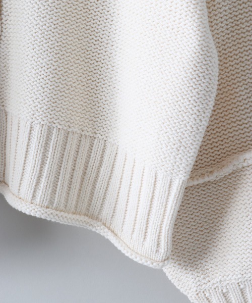 cepo（セポ）の「アウトリンキングショートカーデ（カーディガン/ボレロ・レディース・グレー/オフホワイト/サックスブルー・M）」の21枚目の写真