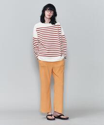 6 | ＜6(ROKU)＞RASCHEL BORDER PULLOVER 2/カットソー(Tシャツ/カットソー)