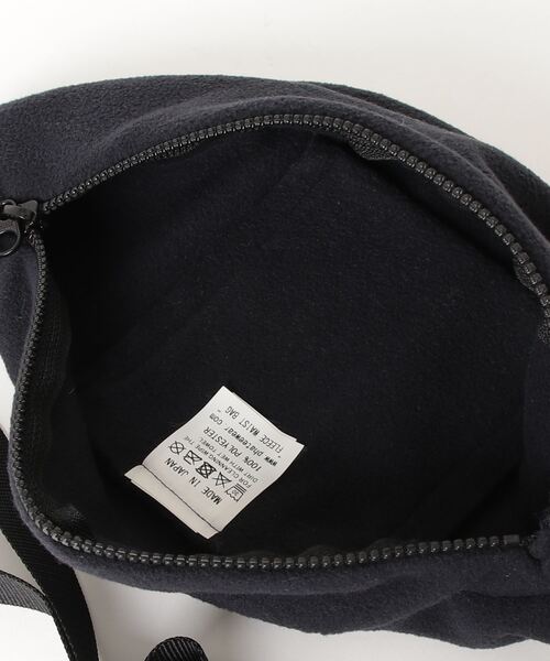 PHATEE（ファッティー）の「☆【PHATEE】ファティー FLEECE WAIST BAG（ボディバッグ/ウエストポーチ・メンズ・ネイビー/ブラウン/チャコールグレー・FREE）」の7枚目の写真