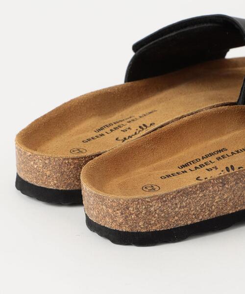 green label relaxing（グリーンレーベルリラクシング）の「別注 [ センシーロ ] SENCILLO × GLR 1 ストラップ サンダル（サンダル・メンズ・ベージュ/ブラック・41/42/43）」の5枚目の写真
