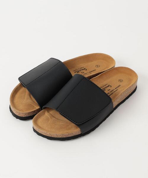 green label relaxing（グリーンレーベルリラクシング）の「別注 [ センシーロ ] SENCILLO × GLR 1 ストラップ サンダル（サンダル・メンズ・ベージュ/ブラック・41/42/43）」の8枚目の写真