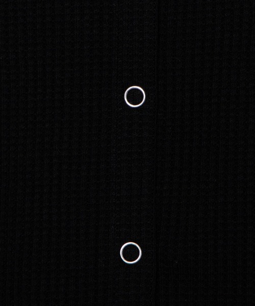 WEGO（ウィゴー）の「WEGO/ワッフルフロントボタンタンクトップ（タンクトップ・レディース・ブラック/アイボリー/グリーン系その他/ライム/オレンジ・FREE）」の10枚目の写真