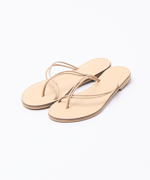 NICOLAS LAINAS（ニコラスライナス）の「【NICOLAS LAINAS】クロスストラップサンダル（サンダル・レディース・ベージュ/ブラック・35/36/37/38）」の6枚目の写真