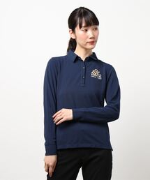 《ZOY》WOMENS WASHED 長袖ポロシャツ