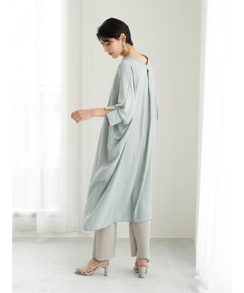 YECCA VECCA（イェッカヴェッカ）の「ドルマンスキッパーチュニック　＊（シャツ/ブラウス・レディース・ミント/ベージュ/ブラック・FREE）」の15枚目の写真