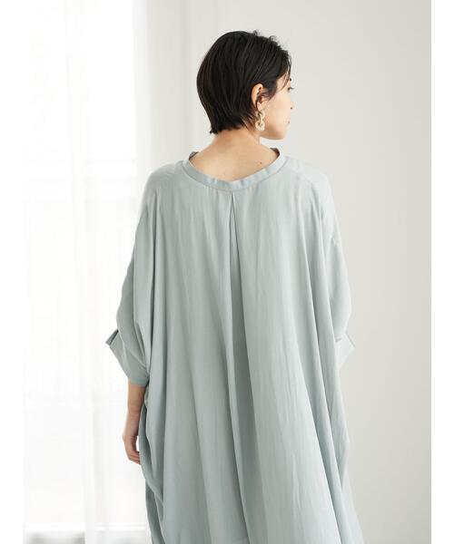 YECCA VECCA（イェッカヴェッカ）の「ドルマンスキッパーチュニック　＊（シャツ/ブラウス・レディース・ミント/ベージュ/ブラック・FREE）」の21枚目の写真