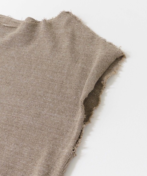 R JUBILEE（アールジュビリー）の「R JUBILEE　Slit Long Dress（ワンピース・レディース・ベージュ/チャコールグレー・FREE）」の16枚目の写真