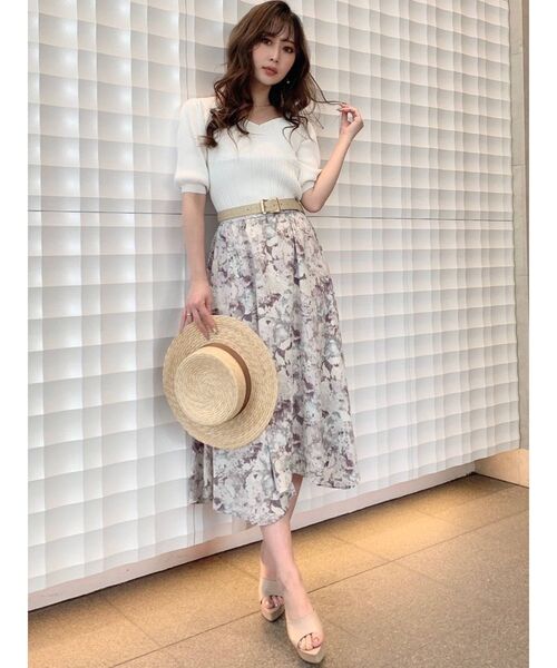 RESEXXY（リゼクシー）の「フレアミディスカート（スカート・レディース・ホワイト/ピンク/オレンジ・FREE）」の20枚目の写真