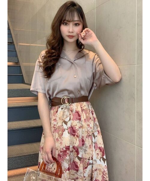 RESEXXY（リゼクシー）の「フレアミディスカート（スカート・レディース・ホワイト/ピンク/オレンジ・FREE）」の5枚目の写真