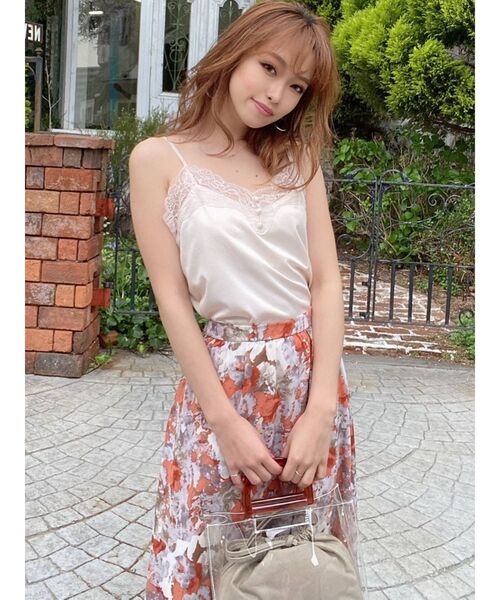 RESEXXY（リゼクシー）の「フレアミディスカート（スカート・レディース・ホワイト/ピンク/オレンジ・FREE）」の22枚目の写真