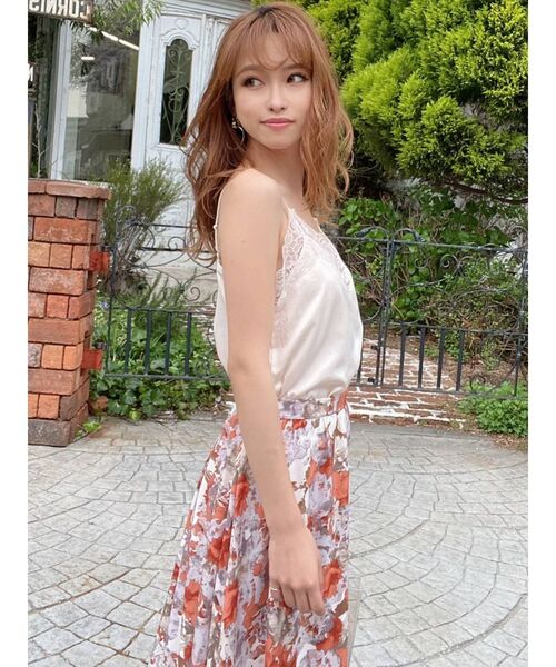 RESEXXY（リゼクシー）の「フレアミディスカート（スカート・レディース・ホワイト/ピンク/オレンジ・FREE）」の17枚目の写真