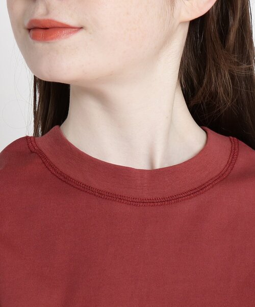 THE SHOP TK （ザ ショップ ティーケー ）の「◆【VERY6月号掲載】【洗濯100回試験クリア】ラウンドヘムモックネックカットソー（Tシャツ/カットソー・レディース・チャコールグレー/ベージュ/オフホワイト/オレンジ・12/14/13/11）」の12枚目の写真