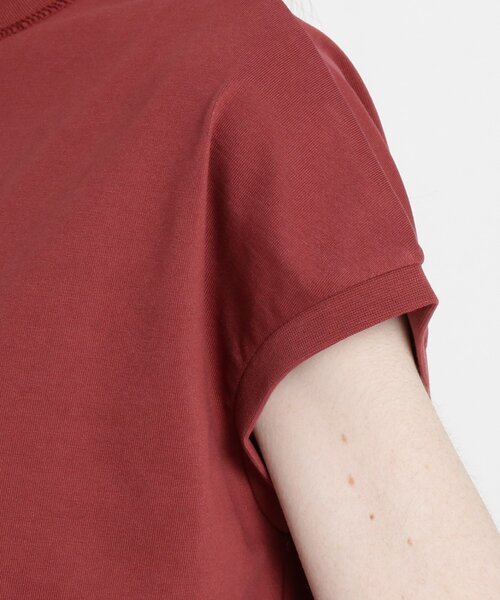 THE SHOP TK （ザ ショップ ティーケー ）の「◆【VERY6月号掲載】【洗濯100回試験クリア】ラウンドヘムモックネックカットソー（Tシャツ/カットソー・レディース・チャコールグレー/ベージュ/オフホワイト/オレンジ・12/14/13/11）」の13枚目の写真