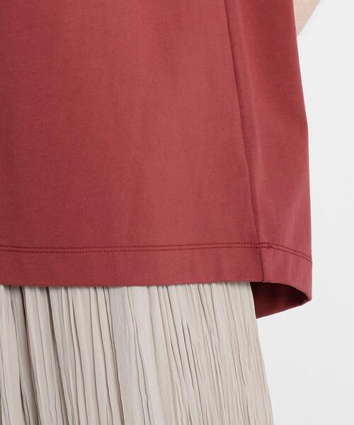 THE SHOP TK （ザ ショップ ティーケー ）の「◆【VERY6月号掲載】【洗濯100回試験クリア】ラウンドヘムモックネックカットソー（Tシャツ/カットソー・レディース・チャコールグレー/ベージュ/オフホワイト/オレンジ・12/14/13/11）」の14枚目の写真