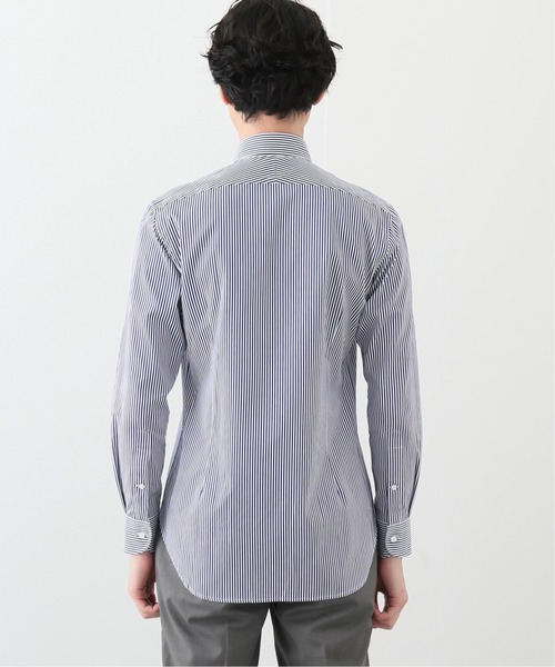 EDIFICE（エディフィス）の「セミワイド ドビーストライプ シャツ（ビジネスシャツ・メンズ・ダークブルー・40/38/39/41/37）」の5枚目の写真