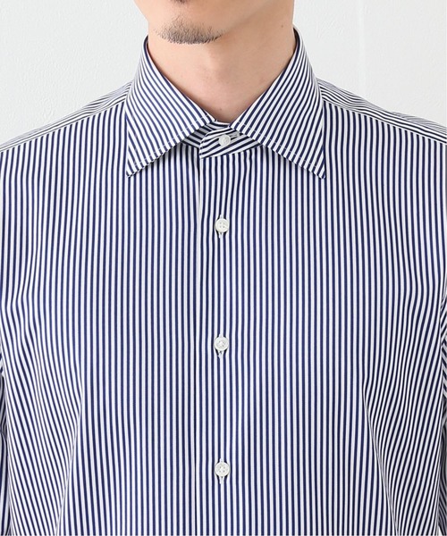 EDIFICE（エディフィス）の「セミワイド ドビーストライプ シャツ（ビジネスシャツ・メンズ・ダークブルー・40/38/39/41/37）」の6枚目の写真