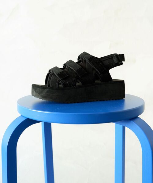 MANASTASH(マナスタッシュ)の「MANASTASH/マナスタッシュ WS CLIFTY PLATFORM SANDAL プラットフォームサンダル(サンダル・レディース・ブラック/ベージュ/マルチ・38/36/37)」の5枚目の写真