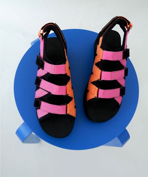 MANASTASH(マナスタッシュ)の「MANASTASH/マナスタッシュ WS CLIFTY PLATFORM SANDAL プラットフォームサンダル(サンダル・レディース・ブラック/ベージュ/マルチ・38/36/37)」の6枚目の写真