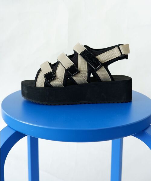 MANASTASH(マナスタッシュ)の「MANASTASH/マナスタッシュ WS CLIFTY PLATFORM SANDAL プラットフォームサンダル(サンダル・レディース・ブラック/ベージュ/マルチ・38/36/37)」の10枚目の写真