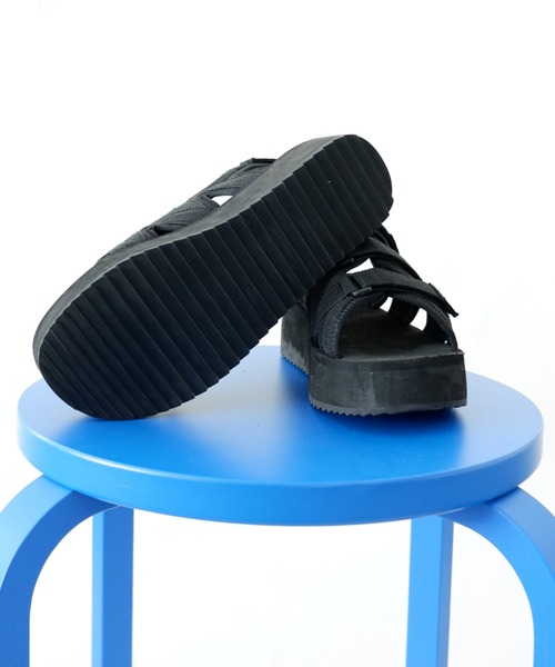 MANASTASH(マナスタッシュ)の「MANASTASH/マナスタッシュ WS CLIFTY PLATFORM SANDAL プラットフォームサンダル(サンダル・レディース・ブラック/ベージュ/マルチ・38/36/37)」の19枚目の写真