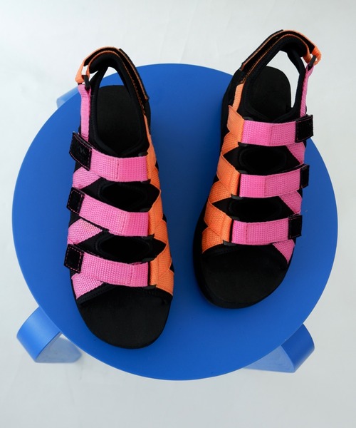 MANASTASH(マナスタッシュ)の「MANASTASH/マナスタッシュ WS CLIFTY PLATFORM SANDAL プラットフォームサンダル(サンダル・レディース・ブラック/ベージュ/マルチ・38/36/37)」の20枚目の写真