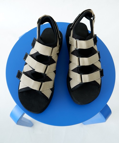 MANASTASH(マナスタッシュ)の「MANASTASH/マナスタッシュ WS CLIFTY PLATFORM SANDAL プラットフォームサンダル(サンダル・レディース・ブラック/ベージュ/マルチ・38/36/37)」の18枚目の写真