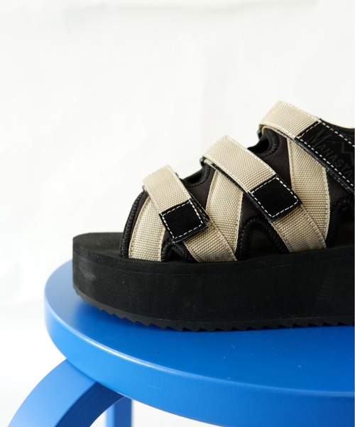 MANASTASH(マナスタッシュ)の「MANASTASH/マナスタッシュ WS CLIFTY PLATFORM SANDAL プラットフォームサンダル(サンダル・レディース・ブラック/ベージュ/マルチ・38/36/37)」の14枚目の写真