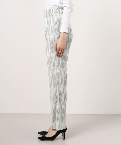 Per sist ence(パーシエンス)の「Per sist ence/パーシエンス 楊柳プリントプリーツフレアパンツ(その他パンツ・レディース・ベージュ/グレー/カーキ・FREE)」の4枚目の写真