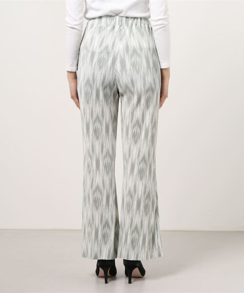 Per sist ence(パーシエンス)の「Per sist ence/パーシエンス 楊柳プリントプリーツフレアパンツ(その他パンツ・レディース・ベージュ/グレー/カーキ・FREE)」の5枚目の写真