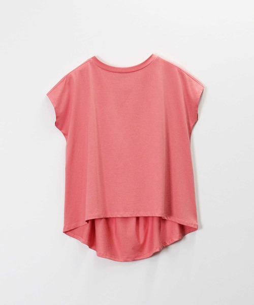 HONEYSUCKLE ROSE（ハニーサックルローズ）の「【HONEYSUCKLE ROSE】フレンチスリーブＴシャツ（Tシャツ/カットソー・レディース・イエロー/ライトグレー/ブラック/ブルー/フューシャピンク/オフホワイト・L/M）」の14枚目の写真