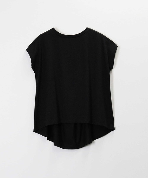 HONEYSUCKLE ROSE（ハニーサックルローズ）の「【HONEYSUCKLE ROSE】フレンチスリーブＴシャツ（Tシャツ/カットソー・レディース・イエロー/ライトグレー/ブラック/ブルー/フューシャピンク/オフホワイト・L/M）」の10枚目の写真